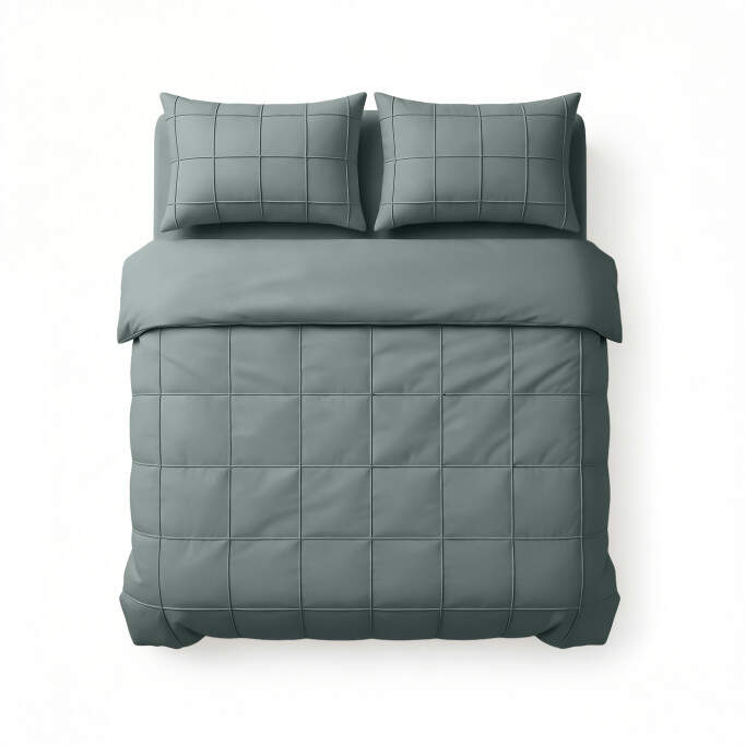 Check Pintuck Groen 200 x 200/220