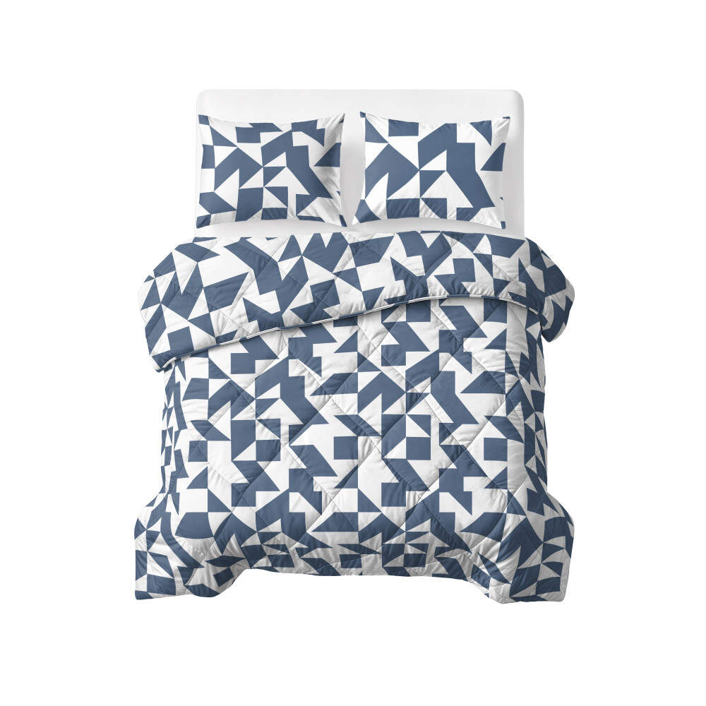 Lazy Dekbed Mado Blauw 240 x 200 Met Kussenslopen