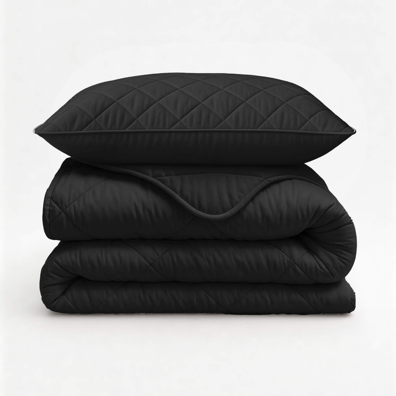 Lazy Dekbed Uni Zwart 140 x 200 Met Kussensloop