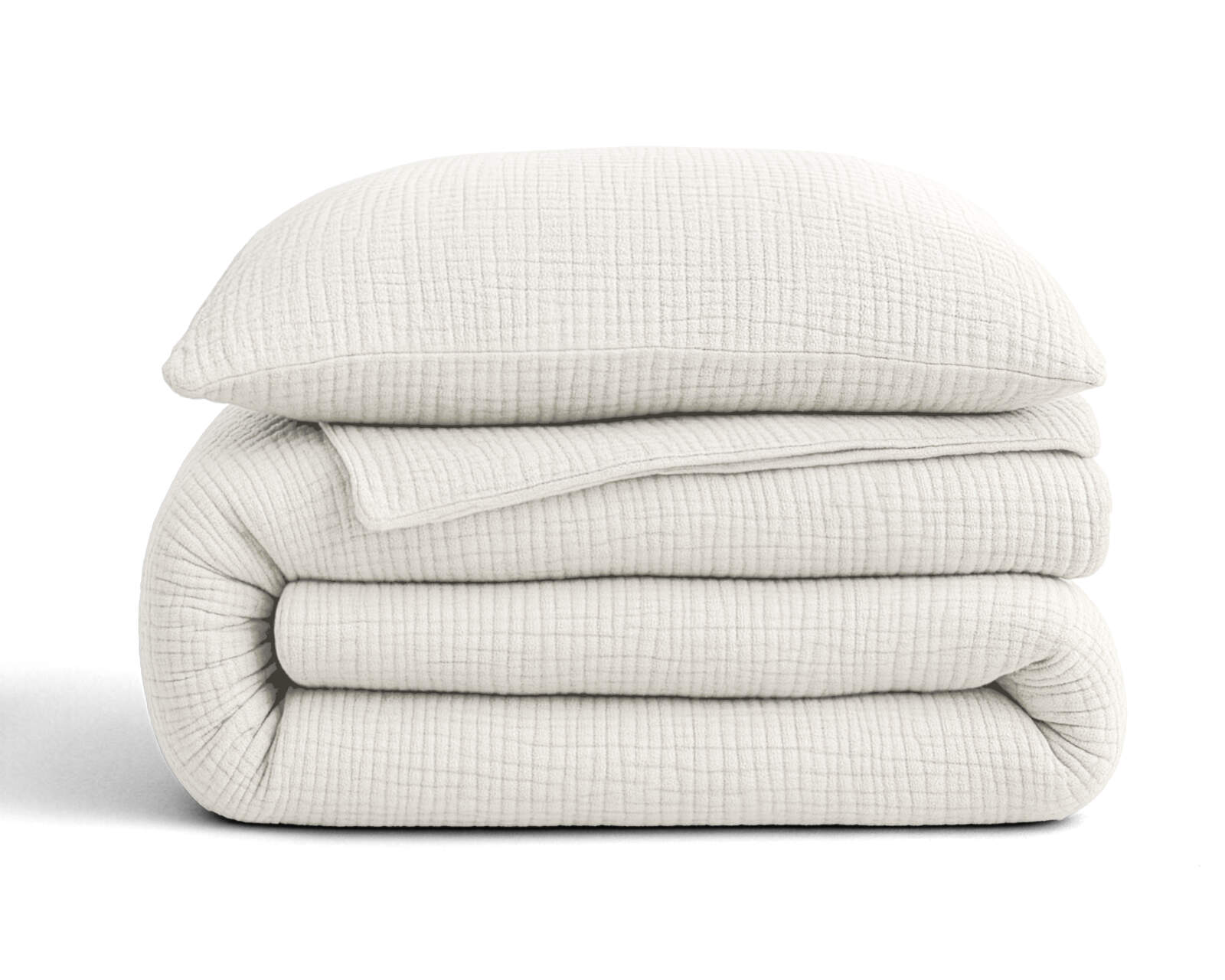 Lazy Dekbed Mousseline Beige 140 x 200 Met Kussensloop