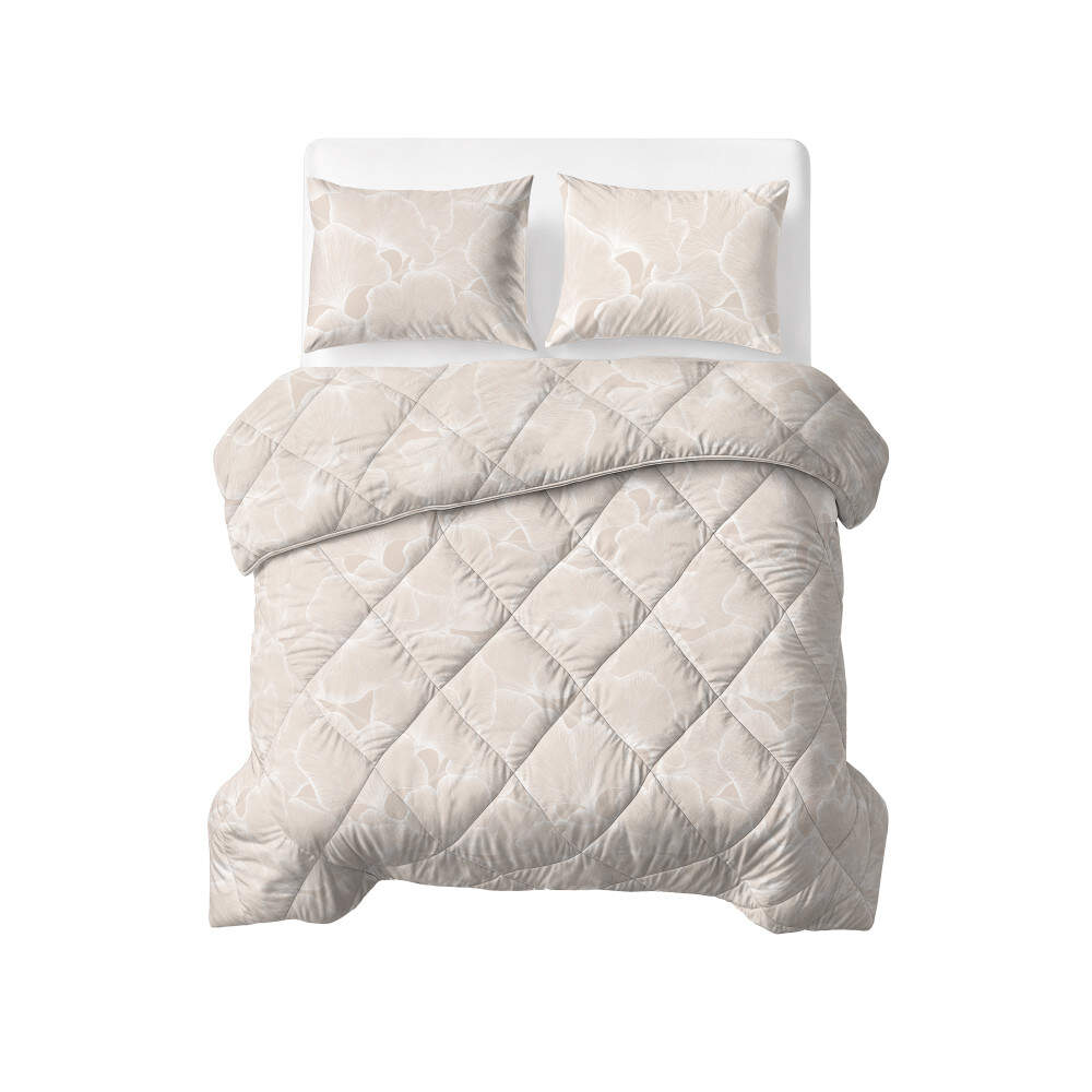 Lazy Dekbed Katoen Zeke Beige 200 x 220