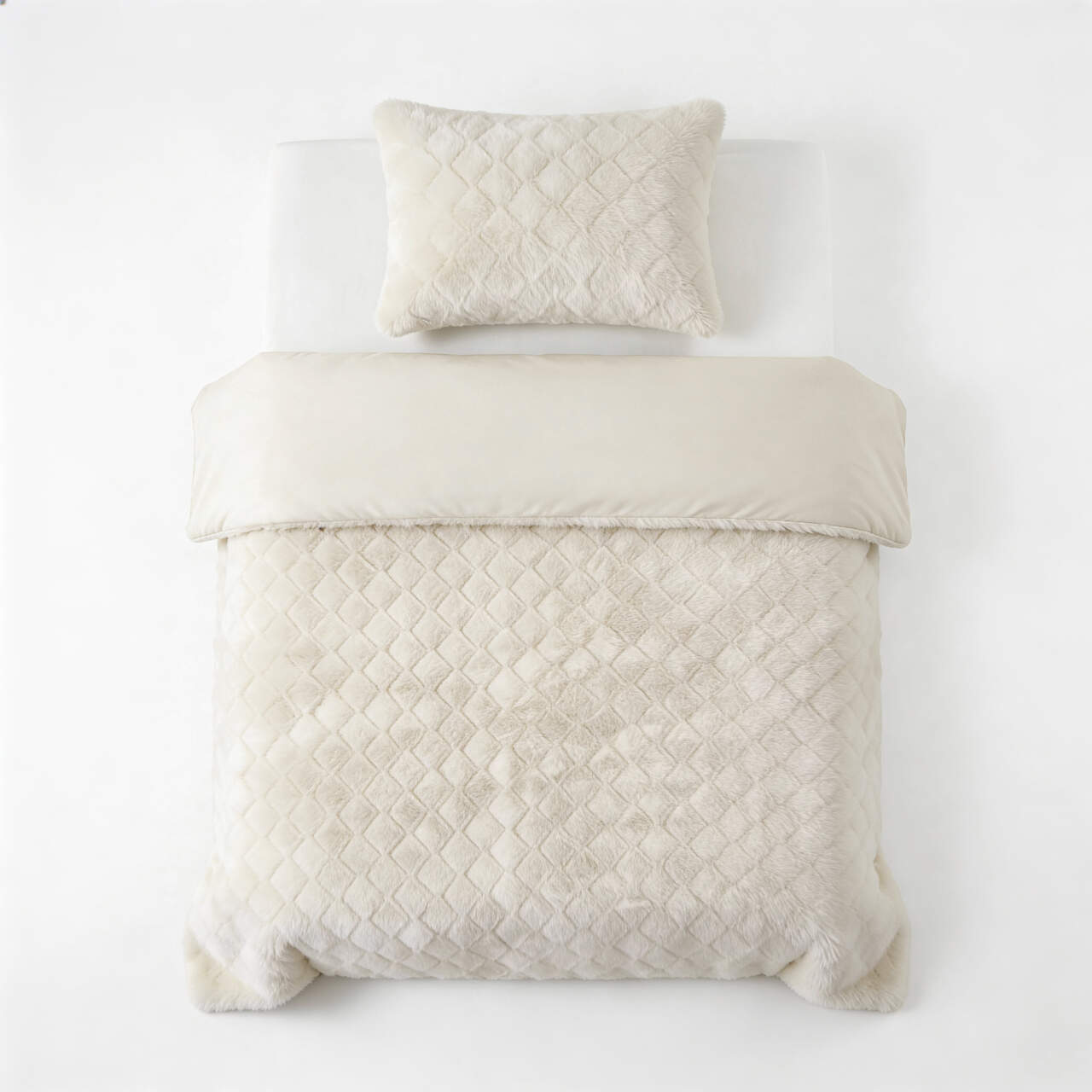 Faux Fur Syon Cr&egrave;me 140 x 200/220