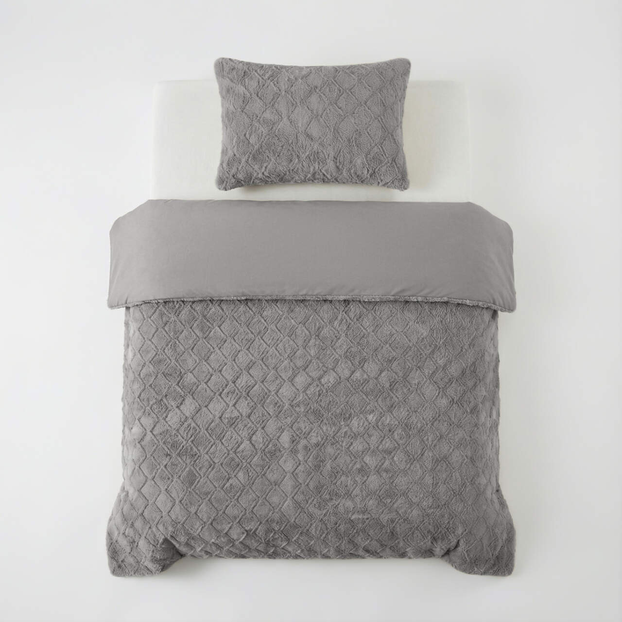 Faux Fur Syon Grijs 140 x 200/220