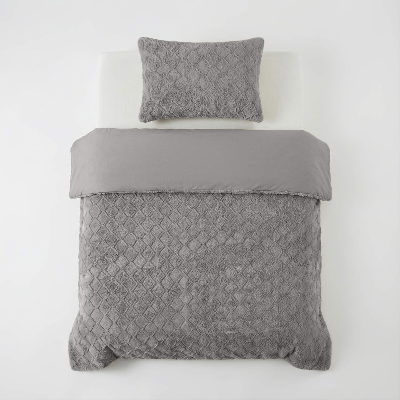 Faux Fur Syon Grijs 140 x 200/220