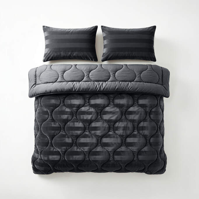 Lazy Dekbed Hotel Velvet Antraciet 240 x 200