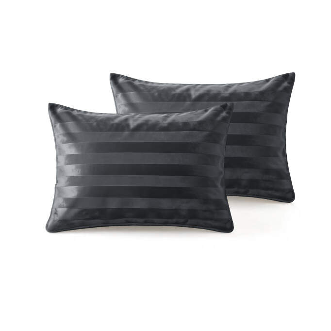 Hotel Velvet 2pack Slopen Antraciet 60 x 70