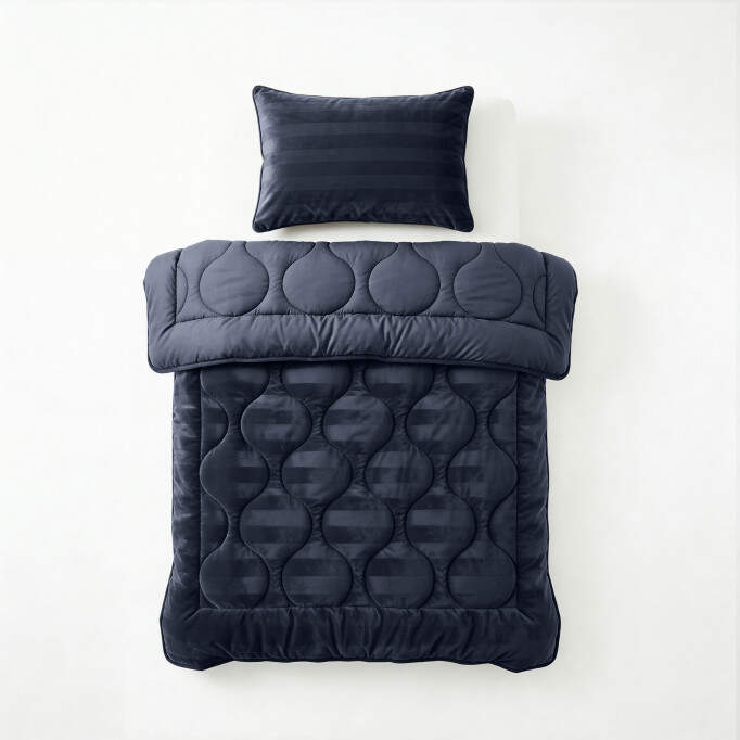 Lazy Dekbed Hotel Velvet Navy 140 x 200
