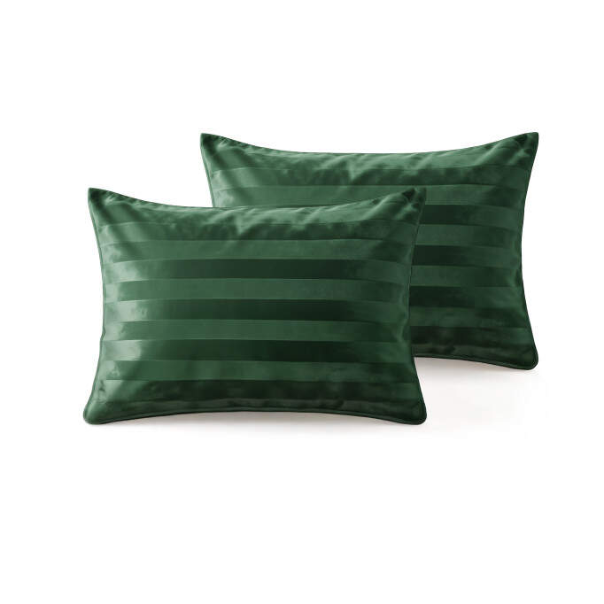 Hotel Velvet 2pack Slopen Donker Groen 60 x 70