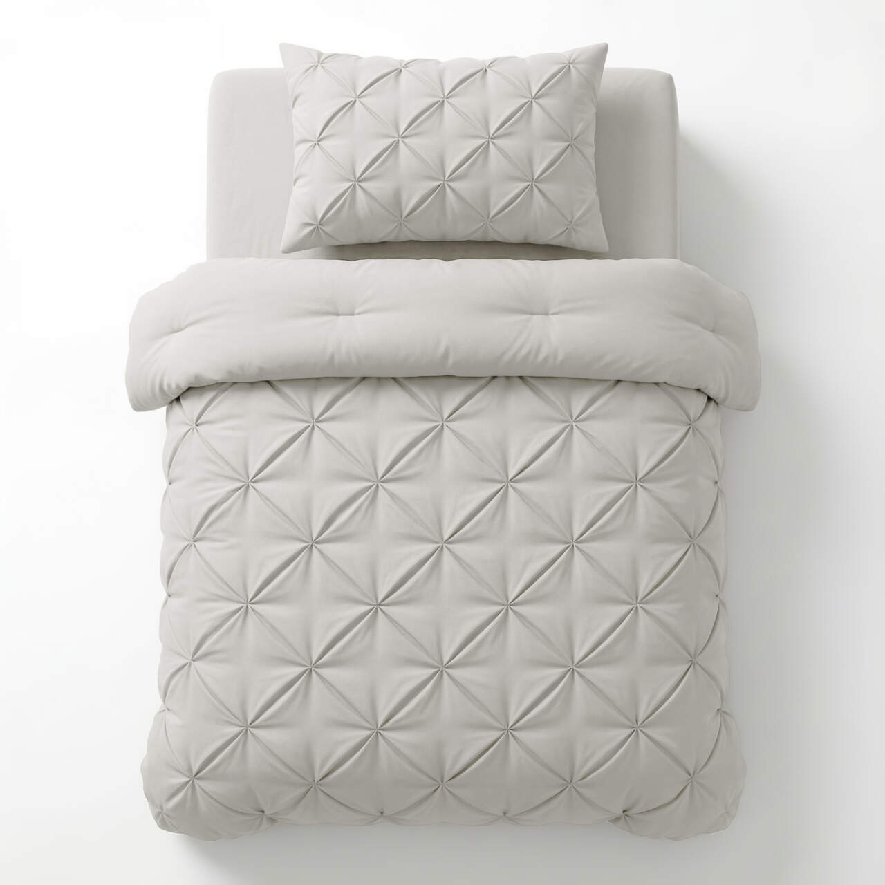 Lazy Dekbed Pintuck Off white 140 x 200