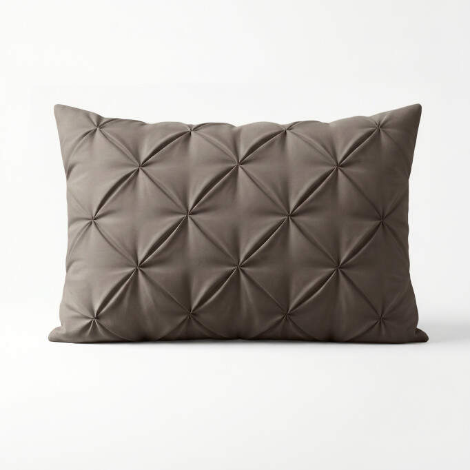 Lazy Pintuck Kussenslopen 2Pack Taupe 60 x 70
