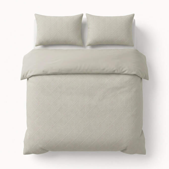 Modern Geo 3D Cream 240 x 200/220