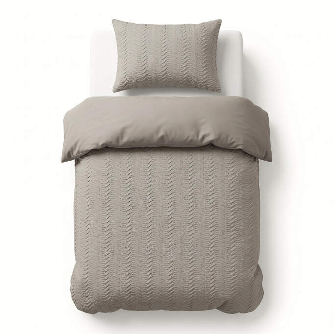 Curve 3D Taupe/Grijs 140 x 200/220
