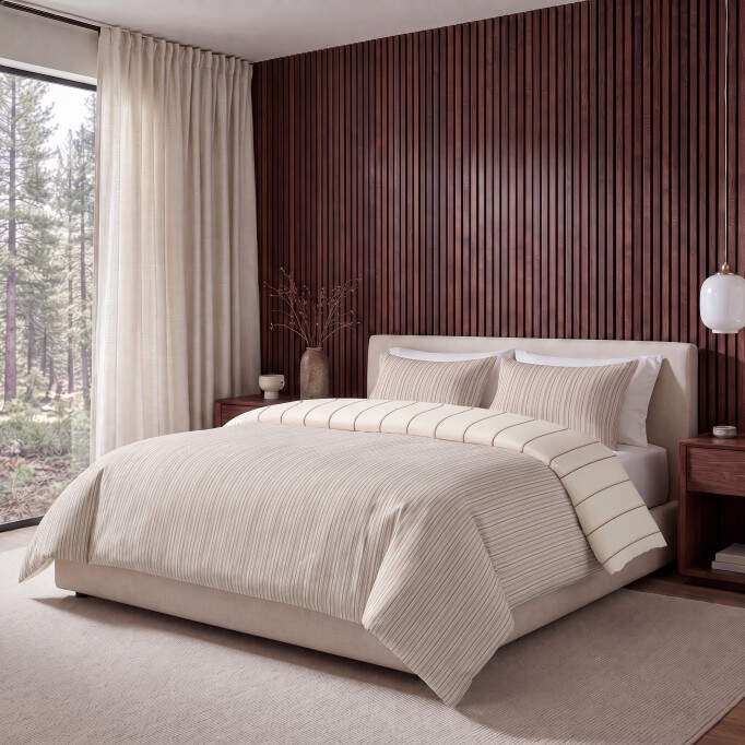 Lazy Dekbed Max Beige/Roze 240 x 220 Met Kussenslopen