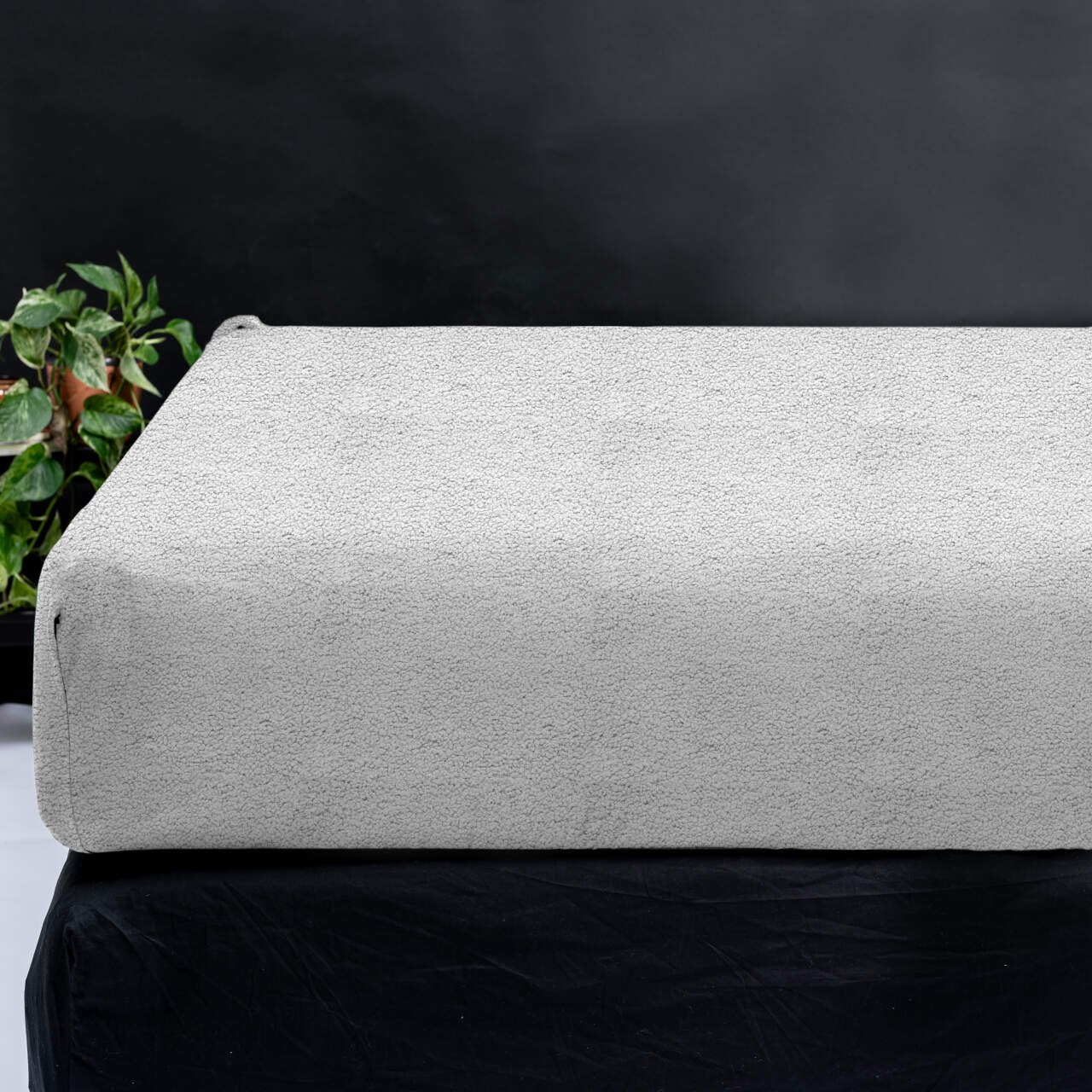 Teddy hoeslaken Grijs 180 x 200