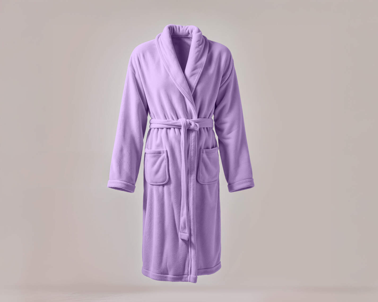 Coral fleece Badjas Lila M/L