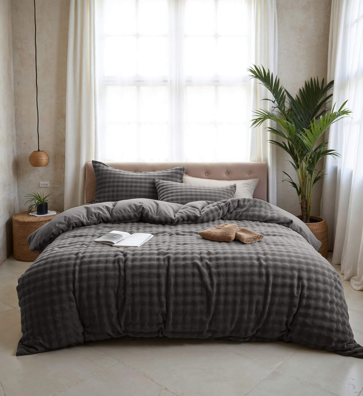 Pom Pom Antraciet 240 x 220